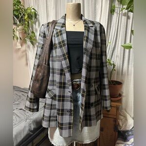 Forever 21 Black and Yellow Blazer